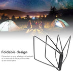 Srliya Cooler Stand, Stainless Steel Camping Storage Box Holder Rack for Outdoor, Folding with Carry Bag, for Hiking BBQ Fishing Picnic