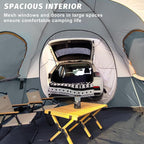 UNP SUV Dome Tent for Camping, Outdoor 6 Person Car Camping Tent, Easy Set Up SUV Tailgate Tent with Rainfly 10' x 10' Vehicle Camping Tent | for Camping, Outdoor, Car Camping Tent, Easy Set Up, SUV Tailgate Tent, with Rainfly