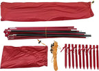 Near Zero 1-3 Person Ultralight Backpacking Tents, up to 2 Doors, 20D Ripstop Waterproof Sealed Nylon, Freestanding, Rainfly, 3 Season, with Lightweight Aluminum Frame. Easy Setup System