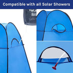 Wolfwise Pop Up Shower Tent, Portable Instant Changing Tent with Ventilation Window & Carry Bag, Privacy Bathroom Toilet for Beach, Camping & Outdoor, Width 47 ", Height 83 ", Blue