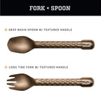 Gerber Gear ComplEAT Camping Utensils Set for Outdoor Cooking, Camping Cutlery with Fork, Spoon, Tongs, Spatula and Multi-Functional Tool, Burnt Bronze