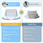 Baby Beach Tent, Pop Up Beach Tent Sun Shade for Beach, UPF 50+ UV Protection Sun Shelters for Infants with Carry Bag for Outdoor Travel, Camping(Gray)