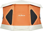 Acacia Camping Tent, Pop Up Camping Tent with 8 Windows and Footprint, Waterproof Windproof Easy Setup Hub Tent for Family Camping, Hiking and Glamping