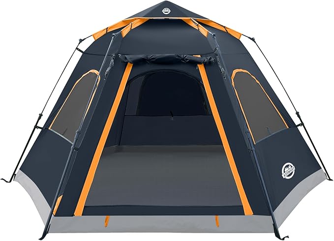 ADSMART Instant Tents for Camping 2/3/4/5 Person Tent Waterproof Easy Setup Sets Up Backpacking Tents with Carry Bag for Outdoor Hiking