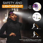 EverBrite Rechargeable Headlamp, 2 Pack Kids & Adult Headlamp with White/Red/Green Light, Memory Function, 120° Adjustable, IP54 Waterproof Head Lamp for Camping, Running & Emergencies, Gift Choice