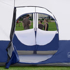 KAMPKEEPER Canopy Side Tent,4-6 Person Camping Cube Tent for 10x10 Pop Up Canopies,Easy Up Gazebo with Window,Compatible with 10' Wide Canopy Tents
