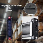 Solar Rechargeable LED Magnetic Work Light Bar 5500mAh,6500K Daylight Portable Emergency Lighting for Home Power Outages,Camping,Automotive Repairs,Under Hood & Workshop