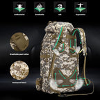 100L Camping Hiking Backpack,Molle military Tactical rucksack backpack,Waterproof Lightweight Hiking Backpack