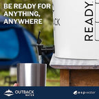 Outback Water Emergency Drinking Water Filter System - Gravity Fed Bucket Potable Water Filtration for Survival, Off-Grid, Disaster Preparedness, Travel, & Camping, Bug Out Kit, w/Extra Filter Set