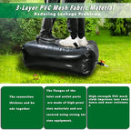 330 L/87.1 gal Water Bladder Storage Containers, Foldable Portable Water Tank Large Capacity Soft Water Bag, Drought Resistance, Fire Prevention, Emergency Water