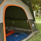 Tents for Camping 4 Person Tent Waterproof Windproof Double Layer Camping Tent, Easy Setup Dome Tent with Large Mesh Windows & Wider Door for Outdoor Camping & Hiking