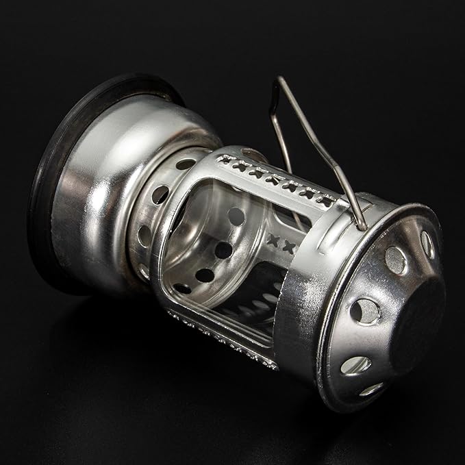 Portable Candle Lantern, Night Fishing Hanging Outdoor Camping Aluminium Alloy Candle Lamp, Metal Decorative Candle Lanterns, Vintage Hanging Lantern (Silver)