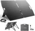 LVYUAN 100W Solar Panel 12V Foldable ETFE Conversion Rate 22.5% Monocrystalline IP65 Waterproof Compatible with XT60 DC5525 DC7909 DC35135 Fast Charging Foldable with Stand High Efficiency