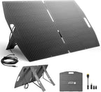 LVYUAN 100W Solar Panel 12V Foldable ETFE Conversion Rate 22.5% Monocrystalline IP65 Waterproof Compatible with XT60 DC5525 DC7909 DC35135 Fast Charging Foldable with Stand High Efficiency