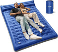 OGERY Sleeping Pad for Camping, 6" Extra-Thick Reinforced Camping Sleeping Pad with Pillows & Built-in Foot Pump, Ultralight Self Inflating Air Mattress Mat for Tent Hiking Essentials Gear