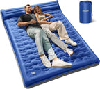 OGERY Sleeping Pad for Camping, 6" Extra-Thick Reinforced Camping Sleeping Pad with Pillows & Built-in Foot Pump, Ultralight Self Inflating Air Mattress Mat for Tent Hiking Essentials Gear