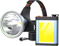 High Power LED Headlamp Separate Design Outdoor Head lamp Waterproof Rechargeable Long Range Headlight Suitable for Camping Hiking Fishing Hunting