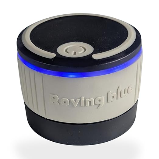 Roving Blue GO-3 Portable Water Purifier – Ultra-Light Ozone Purification System for Outdoor Hydration & Emergency Preparedness – USB Rechargeable, Fits Nalgene Wide-Mouth Bottles