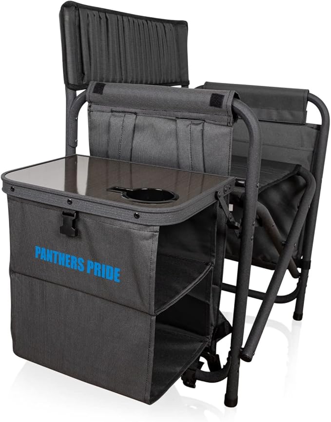 Picnic TIME NFL Unisex-Adult NFL Fusion Camping Chair with Side Table and Soft Cooler, Beach Chair for Adults, Lawn Chair