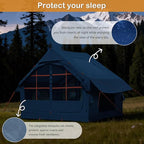 Inflatable Tents for Camping - Easy Blow Up Glamping Tent with Hand Pump, Waterproof PVC Air Inflatable Tent House for Family Weekend Camping