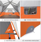 CORE Tent for Family Camping | 10 Person / 11 Person / 12 Person Large Multi Room Cabin Tents for Car Camping & Outdoor Adventures
