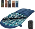 KingCamp Sleeping Bag for Adults, Cold Weather & Warm XL Big and Tall Flannel Sleeping Bags with Compression Sack Portable Waterproof Essentials Gear Accessories for Outdoor Camping