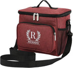 Personalized Insulated Cooler Bag, Custom Name Portable Insulated Camping Bag Suitable for Picnic Beach Hiking Travel