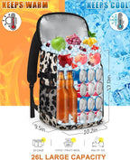 Capolo Cooler Backpack Insulated Waterproof for Women Men,36/45 Cans Lunch Backpack Coolers Leak Proof Soft Cooler Bag Ice Chest for Camping Beach