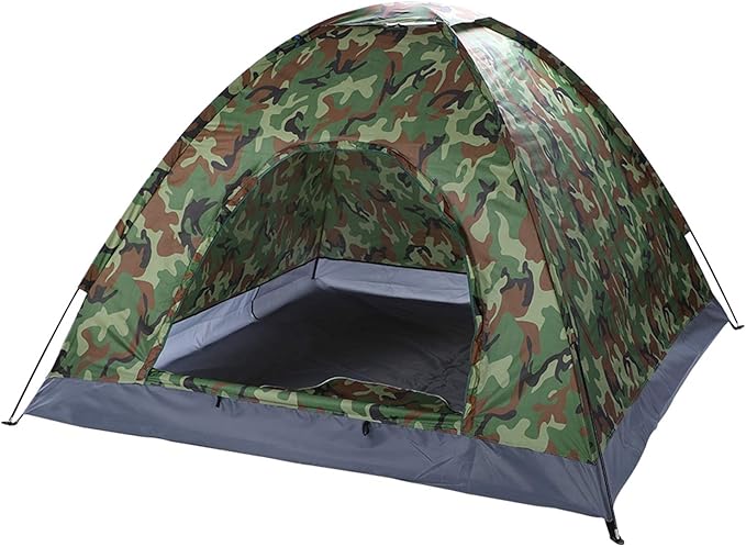 Waterproof Tents for Camping, Camping Dome Tent, 1-4 Person Waterproof Windproof Easy Setup Spacious Family Tents with Carry Bag for Hiking Backpacking Traveling Glamping Beach