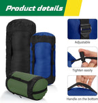 5 Pcs Compression Sacks for Backpacking 5L/10L/15L/20L/35L Camping Sleeping Bag Stuff Sack Water Resistant Sleeping Bag Storage Sack for Space Saving Hiking Gear