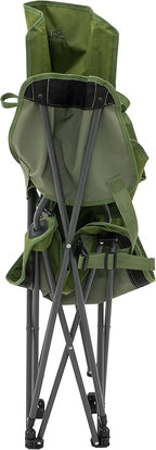 ALPS Mountaineering Escape Lounge Camping Chairs for Adults with Footrest and Adjustable Armrests, Sturdy Steel Frame, Compact Foldable Design, and Carry Bag