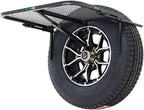 Tire Table Small Aluminum Camping Table for Camp, Travel, Tailgating, Biking, Hunting and Outdoor Work | Easily Holds 50 Pounds | No Tools or Hitch Required for Installation | 23.5" x 19" x 1.5"