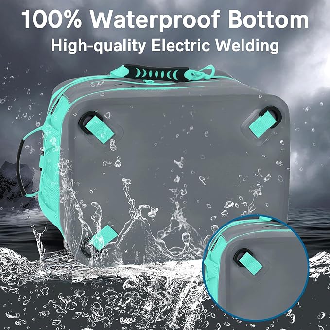 Waterproof PVC Material Paddleboard Cooler Deck Bag,40 cans Sup Deck Cooler Bag,Cooler Bag for Paddleboard,Lunch Box Cooler Insulated Bag,Camping Cooler Bag,Kayak Cooler Bag