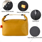 YUDANSI Fashion Lunch Bags for Men Women- Reusable Insulated Leakproof Lunch Box Tote Bag, Cool Bags for Adults,Thermal Cooler Bag for Work Picnic Travel -8L (Yellow)