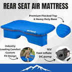 Pittman Outdoors Backseat Bed for Truck - 60" Backseat Air Mattress for Truck, Vans & Large SUV Bed Mattress - Back Seat Bed for Truck Includes Pump, Pillow & Storage Bag - 60" x 35.5"