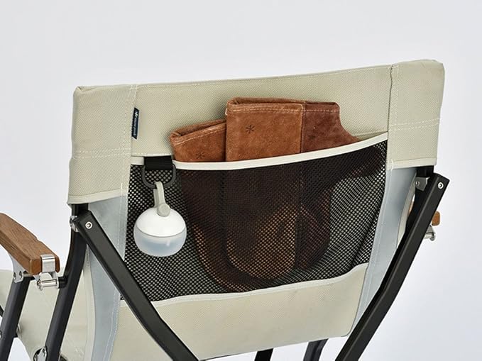 Snow Peak Beach Chair, Collapsible Camping Chair for Campsite, Beach Patio