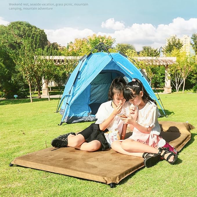 Car Inflatable Mattress for Toyota Sequoia 2023-2024 Portable Air Sleeping Bed with Pillow Camping Travel Cot Inflatable Trunk Sleeping Pad,Grey1