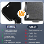 Uniflasy Enamels Griddle for Weber Traveler Portable Gas Grill, fits Weber 9010001 Traveler Portable Gas Grill, Cooking Griddle