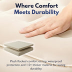 King Koil Luxury California King Air Mattress with Built-in Pump for Home, Camping & Guests - King Size Inflatable Airbed Luxury Double High Adjustable Blow Up Mattress, Durable Waterproof