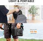 SinKeu Portable Power Station 80000mAh, 256Wh LiFePO4 Battery Backup,300W AC Outlets, Solar Generator for Hurricane Emergency Outdoor Camping RVs Home