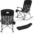 Picnic TIME NCAA Unisex-Adult NCAA Outdoor Rocking Camp Chair, XL Heavy Duty Camping Chair for Adults