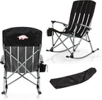Picnic TIME NCAA Unisex-Adult NCAA Outdoor Rocking Camp Chair, XL Heavy Duty Camping Chair for Adults