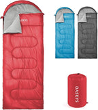 oaskys Camping Sleeping Bag - 3 Season Warm & Cool Weather - Summer Spring Fall Lightweight Waterproof for Adults Kids - Camping Gear Equipment, Traveling, and Outdoors