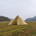 Tipi Hot Tent with Fire Retardant Stove Jack for Flue Pipes, 5~8 Person, Teepee Tents for Family Team Outdoor Backpacking Camping Hiking