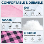 PTEROMY Sleeping Bags for Adults, Lightweight and Machine Washable, Water Resistant Backpacking Camping Sleeping Bag for Warm Cold Weather, Camping Essentials for Hiking Travel