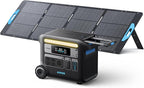 Anker SOLIX F2000 Portable Power Station, PowerHouse 767, 2048Wh GaNPrime Solar Generator with 200W Solar Panel, LiFePO4 Batteries, 4 AC Outlets Up to 2400W for Home, Power Outage, Outdoor Camping