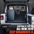 Xprite Black Mattress Sleeping Camping Bed Pad Platform, NitePad Sand Premium 1.6-inch Thick Portable Trunk Cushion Compatible with 2018-2026 Jeep Wrangler JL