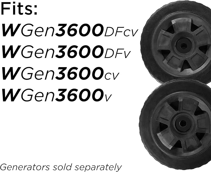 Westinghouse Outdoor Power Equipment Portable Generator Wheel and Handle Kit for WGen2000 WGen3600v, WGen3600, and WGen3600DF