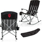 Picnic TIME NCAA Unisex-Adult NCAA Outdoor Rocking Camp Chair, XL Heavy Duty Camping Chair for Adults