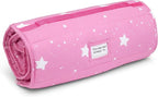 Delta Children Nap Mat - Includes Pillow & Blanket for Toddlers and Kids; Features Carry Handle w/Strap Closure and Name Tag; Rollup Design is Ideal for Preschool and Daycare; Personalization Optional